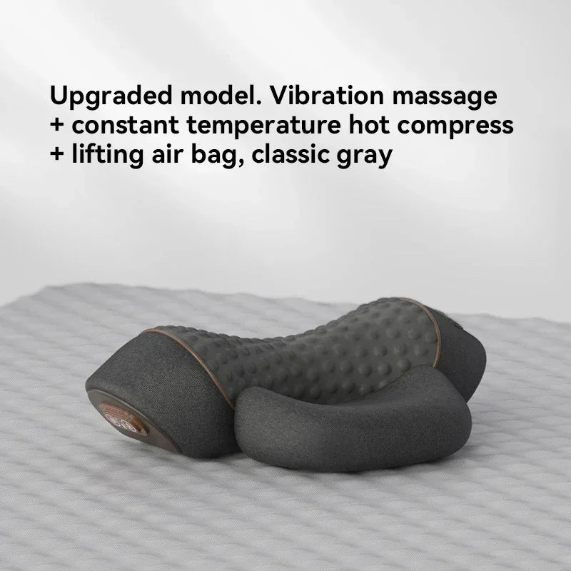 Cervical Traction Neck Pillow: Hot Massage relieving neck pain