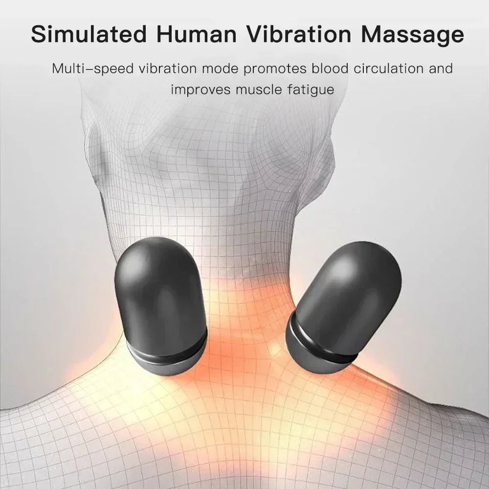 Cervical Traction Neck Pillow: Hot Massage